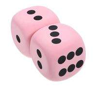 VICASKY 2 pezzi di grandi cubetti di schiuma Eva giocattolo educativo per feste, dadi da gioco per attività di gruppo, giocattoli creativi per lezioni e tempo libero