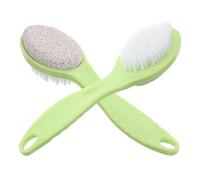 VICASKY 2 pezzi di lima per piedi su entrambi i lati, spazzola pomice per pedicure, efficace scrub per la rimozione dei calli, cura dei piedi per casa e in viaggio, design ergonomico