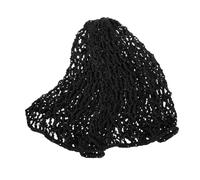 VICASKY 2 pezzi di retina per capelli in rete morbida rayon snood, per la cura dei capelli, per ragazze, colore nero