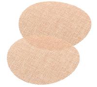VICASKY 2 Pezzi Diffusore Antiabbagliamento per Faretti e Downlight, | Tessuto Khaki, Protezione Occhi e Sicurezza, Stile Semplice, Inserto per Plafoniere e Sospensioni