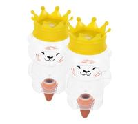 VICASKY 2 Pezzi Dispositivo di Irrigazione Automatica per Piante Metodo di Autoirrigazione a Goccia Trasparente per Giardini Balconi e Piante da Interno Dosatore Acqua Efficiente e