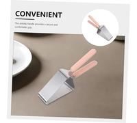 VICASKY 2 Pezzi Divisore per Torte in Acciaio Inossidabile con Pinza Antiscivolo Taglierina Triangolare per Fette Uniformi Dolci Pane e Pizza Strumento Portatile per Uso Professionale e