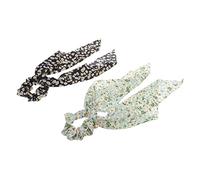 VICASKY 2 Pezzi Elastici Scrunchy con Stampa Chiffon e Accessori per Femminili per Occasione e Facili Abbinare Tuoi Outfit