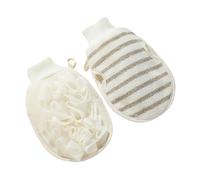 VICASKY 2 Pezzi Esfolianti per Bagno Scrub per Profonda Della Accessorio per Doccia con Design Doppio per Esfoliazione e Comfort Assoluto