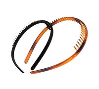 VICASKY 2 Pezzi Fascia Antiscivolo Fascia Per Donne Fasce Per Adulti Accessorio Con Quotidiano Dentata Bande Moda Molletta Anni 90 Bobby