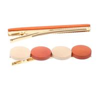 VICASKY 2 Pezzi Fermagli per Legno Vintage Accessori Alla Moda per Donne e Ragazze Leggeri e Resistenti per Acconciature