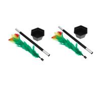 VICASKY 2 Pezzi Fiore Espediente Performance Fiore Ai Fiori Divertente Espediente Fiori Trucco Fiore Fiori Di Prestigiamento Accessorio Fiori Per Prestigiatore Trucco Fiori