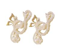 VICASKY 2 Pezzi forcina per note musicali Pinni per di strass clip della mascella grandi fermagli per per spessi Grandi clip di artigli lega Silver