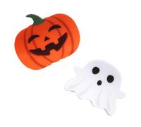 VICASKY 2 Pezzi Forcine Halloween Piccole Fermagli Capelli Zucca e Fantasma Accessori Moda per Donne e Ragazze Clip Simpatiche per Festa e Costume