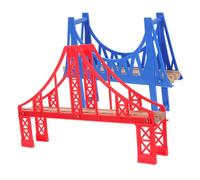 VICASKY 2 pezzi giocattolo ferroviario ponte ferroviario scene treno-layout puntello ferroviario giocattolo ponte di espansione del binario giocattolo per binari ferroviari modello di ponte da