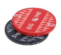 VICASKY 2 pezzi Grandi E Piccole Persiane Titolare Carte Da Gioco Dealer Pulsante Giochi Chips Scaffale Automatico Carta Gioco Di Carte Poker Per Uomini Tavolo Da Poker Compositi Ad Alta Densità