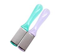 VICASKY 2 pezzi Lima per piedi double face per pedicure rimozione della pelle morta colore casuale cura dei piedi