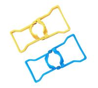VICASKY 2 Pezzi Maniglie Sollevamento Boccioni Acqua in Abs Resistenti e Leggere Strumento Ergonomico per Taniche e Cisterne Facile da Installare e Usare Giallo e Blu