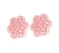 VICASKY 2 Pezzi Massaggiatore per Capelluto Silicone Spazzole per Shampoo Strumento per Del Capelluto Ergonomico e Portatile per Dei e Doccia Sakura