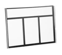 VICASKY 2 pezzi Miniature Dollhouse Windows Acrylic Frame DIY Accessories for Tiny House Craft Projects Realistic Appearance Easy to Install for Creative Designs