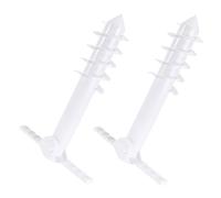 VICASKY 2 Pezzi Ombrellone da Spiaggia con Ancoraggio Resistente ABS Base per Ombrellone Professionale e Facile da Installare per Spiaggia e