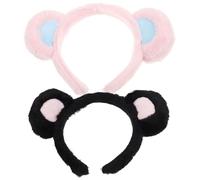 VICASKY 2 Pezzi Orecchie di topo per la fascia fasce termali per le donne fascia dell'orso cosplay costume per feste orecchie animali costume fascia per animale Copricapo festivo