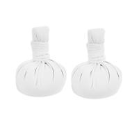 VICASKY 2 Pezzi palla di salute palla erboristica trattamento erboristico palline aromatiche relax muscolare palline di impiastro alle erbe strumento di moxibustione cotone bianca