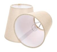 VICASKY 2 pezzi paralume a clip per applique da parete, copertura rotonda in tessuto per lampada a sospensione, lampada da terra e lampada da tavolo, paralume decorativo per la casa
