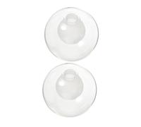 VICASKY 2 pezzi Paralume Lampada Pendente in Vetro Bianco Latte Design Moderno Resistente alla Corrosione per Lampadari da Soffitto e Applique da Parete Luce Soffusa e Brillante per