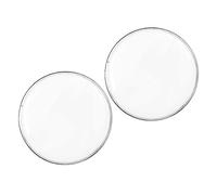 VICASKY 2 Pezzi Pelle per Batteria 6 Pollici in Pellicola di Poliestere Bianca Coperture per Batteria Leggere e Resistenti Sostituzione Pelle Tamburo per Esercizi e Riparazione Accessori