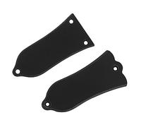 VICASKY 2 pezzi per chitarra collare supporto per chitarra in fibra di carbonio cavo albero asta chitarra elettrica manopole chitarra elettrica cinghia struttura in plastica nera