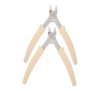 VICASKY 2 Pezzi Pinza Per Rimuovere Le Punte Delle Unghie Rimozione Del Perno Di Strass Raccoglitore Di Decorazioni Per Le Nail Art Strumento Per Nail Art Beige Acciaio Inossidabile