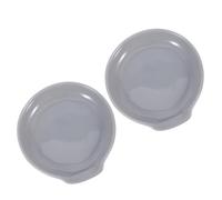 VICASKY 2 Pezzi Poggiamestolo in Ceramica 2 Pezzi Supporto Poggia Cucchiaio da Cucina Portautensili per Mestoli Spatole Pinze Resistente Agli Odori e Facile da Pulire per Piano Cottura e