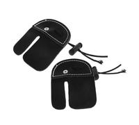 VICASKY 2 Pezzi Protezione per Dita Ricurvo Regolabile Doppio Livello in Materiale Resistente e Confortevole per Migliorare Precisione e Presa nel Tiro con Arco Ricurvo