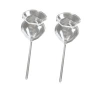 VICASKY 2 Pezzi Sfere Irrigazione Automatica in Vetro per Piante Dispositivo Annaffiatoio Goccia per Piante in Vaso Irrigazione Automatica Casa e Giardino Facile da Usare e Decorativo