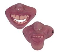 VICASKY 2 pezzi spaventosi di Halloween Mezzo viso per feste in costume e cosplay ecologico per divertimento e scherzo