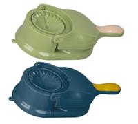 VICASKY 2 pezzi Stampi per Ravioli e Dumpling in Colorata Utensile da Cucina Ergonomico e Risparmio di Fatica per Pressare e Modellare Impasti per Uso Domestico e Ristoranti