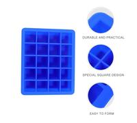 VICASKY 2 pezzi Stampo Cubetti Ghiaccio in Silicone Quadrate Resistente Basso Temperatura Antiscivolo Facile da Pulire per Bar e Casa Raffredda Whisky Succo e Birra