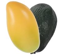 VICASKY 2 Pezzi Strumenti Musicali Percussivi Forma Frutta Shaker Avocado e Strumenti Orff per Sviluppo Sensoriale e Motorio Dei Facile Conservare Realizzati Resistente