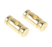 VICASKY 2 pezzi Supporto per corde a rullo per chitarra elettrica con viti, stabilizzatore basso per chitarra elettrica, guida per albero di metallo, facile bloccaggio delle corde di ricambio
