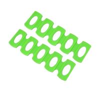 VICASKY 2 Pezzi Tappetino in frigorifero in silicone Titolare piazza cremagliera bottiglia tappetino per bevande nel frigorifero Archiviazione da bevanda Gel di silice Green