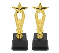 VICASKY 2 Pezzi Trofei Dorati Mini per Coppe Premio per Concorso Scolastico Danza Canto Sport e Arte Souvenir Partecipazione e Riconoscimento Ispirazionale