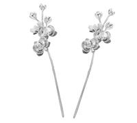 VICASKY 2 Pezzi Vintage Hairpin in Retro Chinese Style Lightweight Brushed Butterfly Hair Chopsticks For Hanfu Bridal And Party Hairstyles