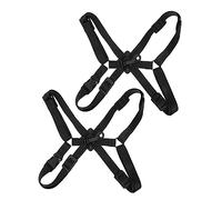 VICASKY 2 pezzi zaino collare per sassofono, accessori per sassofono, tracolla per sassofono, tracolla per sassofono, tracolla per sassofono, cintura toracica, in plastica, nero