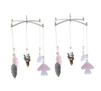 VICASKY 2 Pz Campanelli eolici fatti a mano per bambini campanello a da letto set da gioco per bambini oggettistica bomboniere matrimonio oggettini per bomboniere matrimonio provato