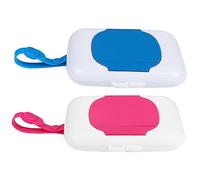 VICASKY 2 scatole per la pulizia, dispenser per salviettine per neonati, accessori per bambini, scatole multiuso, dispenser per salviettine umidificate, panno per esterni, piccolo sacchetto per
