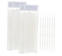 VICASKY 2 scatole Spazzolini Interdentali Compatti da Pulizia Dentale Portatile in Cleaner per Spazi Dentali Rimuove Placca e Residui Alimentari senza Danneggiare le Gengive