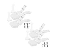 VICASKY 2 Set Di Cerniere Per Sedile Wc Viti Per Sedile Wc Kit Di Riparazione Universale Bulloni Di Ricambio Hardware Di Montaggio Per Cerniere