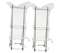 VICASKY 2 set di gabbie per piante da giardino robuste supporto con sacchetti a rete per la coltivazione di piante rampicanti e animali e insetti