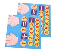 VICASKY 2 Set Giocattolo Matematica in per Gioco Didattico Addizione e Sottrazione Tavoletta Numerica Sicura e Durevole per Apprendimento Prescolare e Asilo