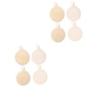 VICASKY 2 Set Loofah Esfoliante Macchia Corpo Dispositivo Di Rimozione Scrubber Viso Esfoliante Per Donne Tampone Per Il Viso Scrubber Facciale Lino Di Cotone 4 Pezzi*2