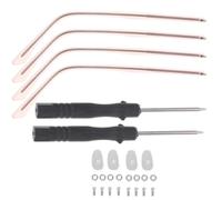 VICASKY 2 Set Stanghette di Ricambio per Occhiali in Metallo | Accessorio Antiallergico, Design Elegante e Lineare, Aiuta a Mantenere Stabili gli Occhiali