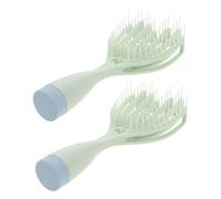 VICASKY 2 spazzole per capelli ricci, pettine per capelli, spazzola per capelli, mini spazzola bagnata, spazzola per palmo, spazzola per capelli, spazzola per capelli bagnata, spazzola per capelli da
