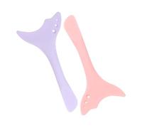 VICASKY 2 strumenti per il trucco degli occhi in silicone per eyeliner, per donne eyeliner, stencil per eyeliner, punte delle ali per eyeliner, stencil, strumento di aiuto Marscara, gel di silice