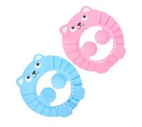 VICASKY 2 tappi shampoo per lavare i capelli da bagno per pulire adesivi per bambini fasce per bambini in raso tappi per shampoo per sgonfiare abs blu alto salto a